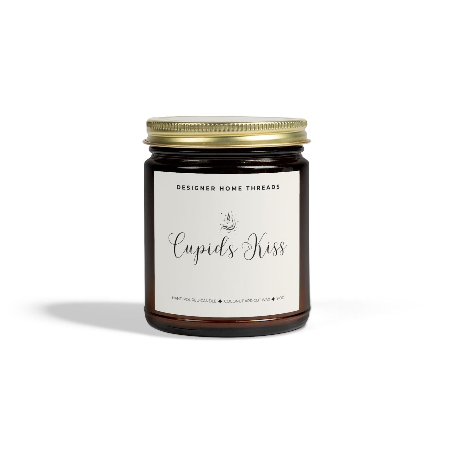 Cupids Kiss Scented/Unscented Candles, Coconut Apricot Wax (9oz)