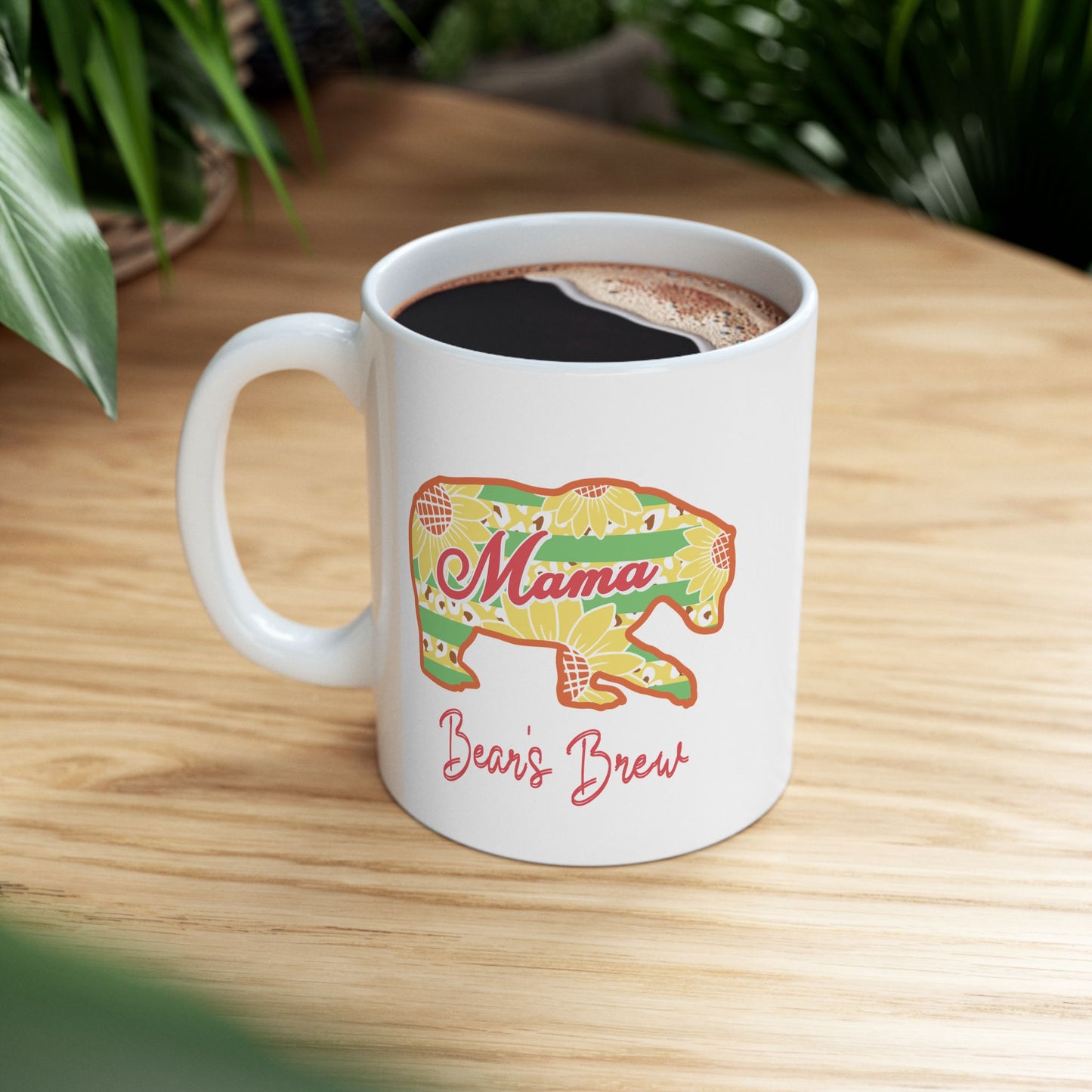 Mama Bear's Brew Ceramic Cup/Mug (11oz/15oz)