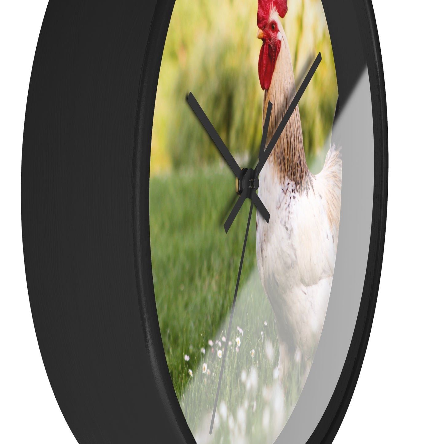 Rooster Wall Clock, No Numbers