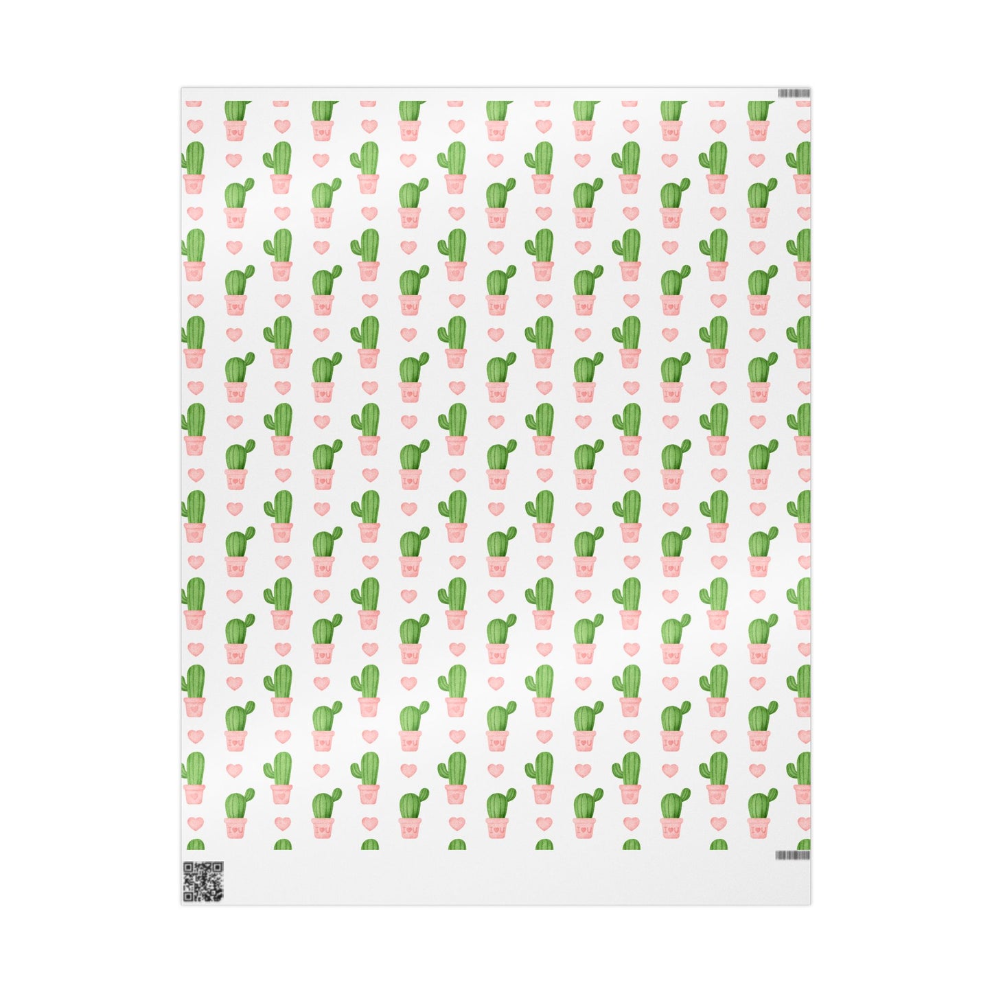 Cactus Love Wrapping Paper, 3 sizes, 2 finishes