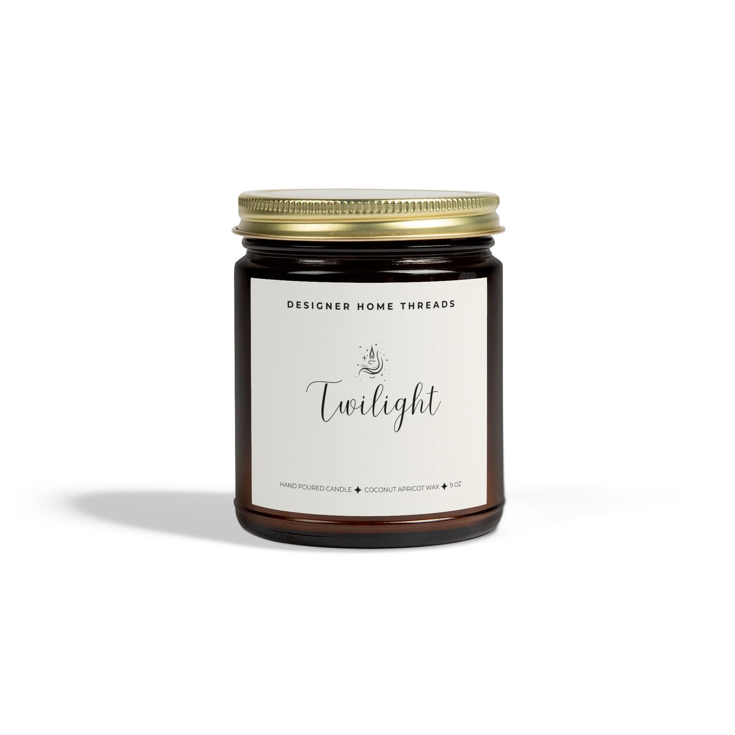 Twilight Scented/Unscented Candles, Coconut Apricot Wax (9oz)