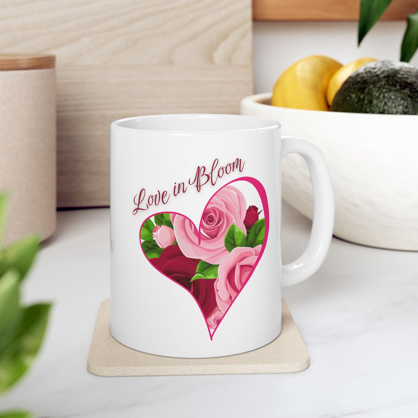 Love in Bloom Ceramic Cup/Mug (11oz/15oz)